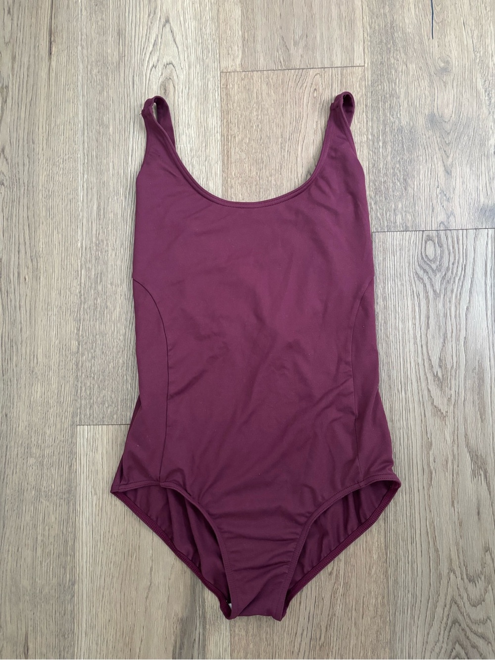 Capezio Burgundy Leotard with open back